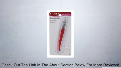 Singer Deluxe Seam Ripper 5-Inch with Ball and Cover Review
