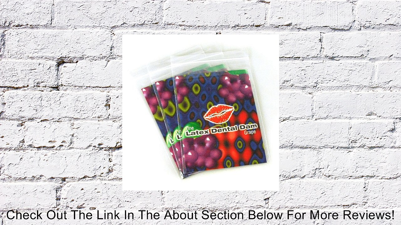 Lixx by Trustex Latex Dams Dental Dams Grape Flavor 12 count Review