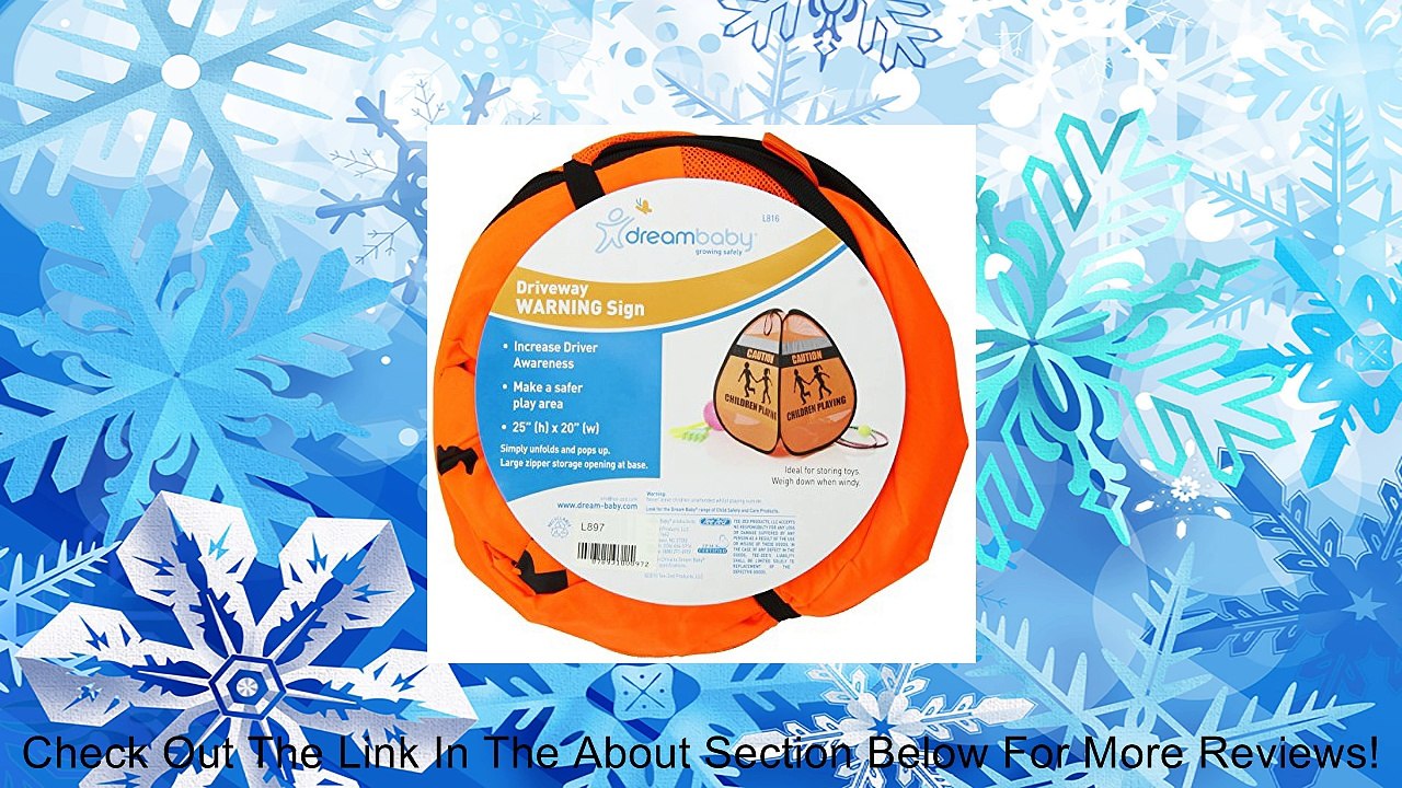 Dreambaby Children at Play Sign, Orange Review