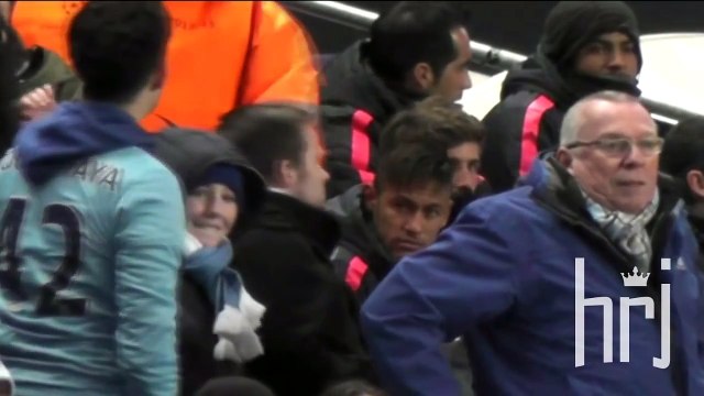 Neymar Tries to Fight Against Manchester City Fan After Being Teased