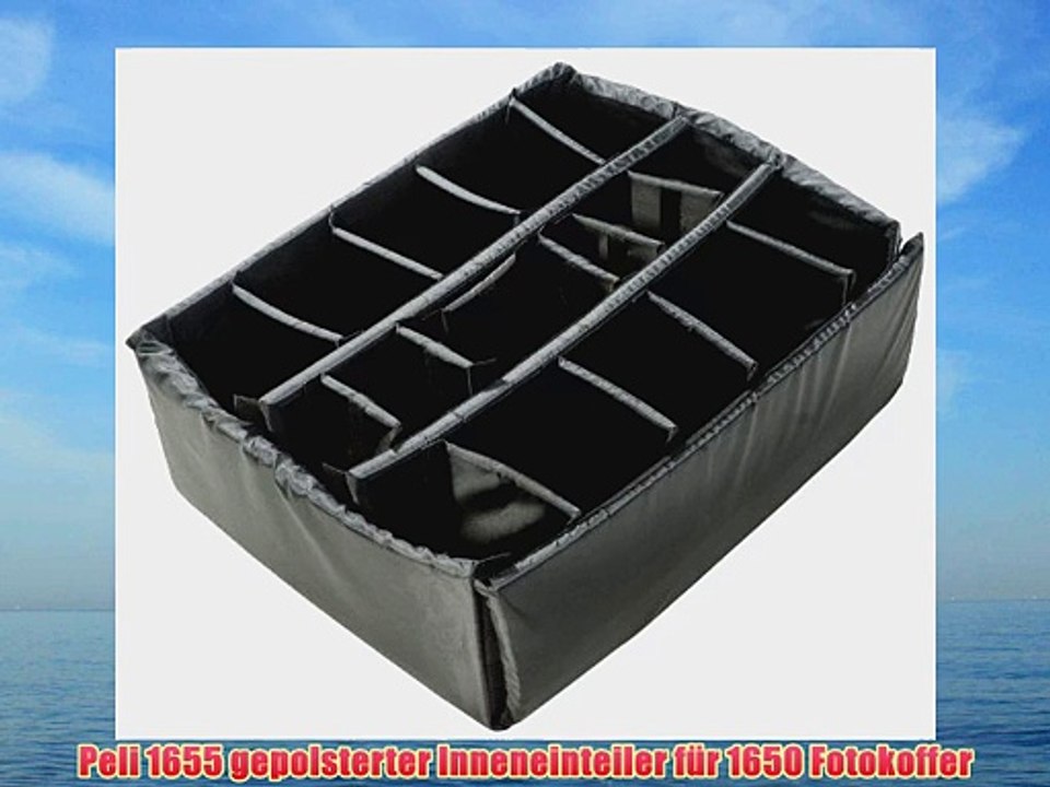 Peli 1655 gepolsterter inneneinteiler f?r 1650 fotokoffer