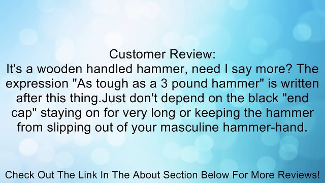 TEKTON 3101 3-lb. Drilling Hammer Review