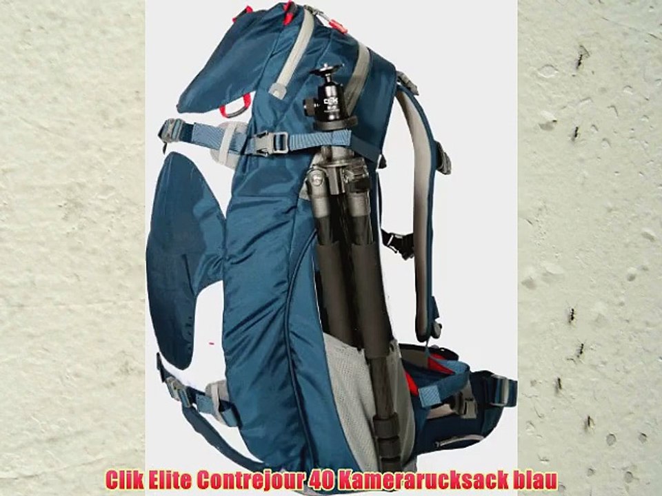 Clik Elite Contrejour 40 Kamerarucksack blau
