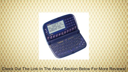 Franklin RF1000 Rolodex Organizer with 1MB Memory Review