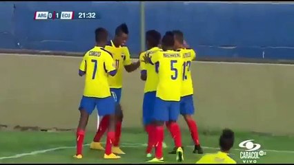 Argentina  vs Ecuador 1- 2 Sudamericano Sub 17 2015‬ - HD