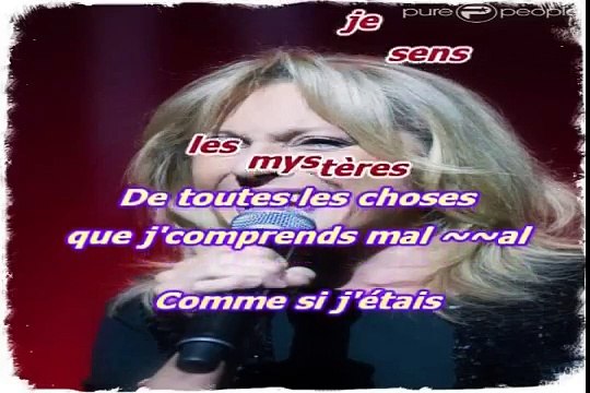 KARAOKE VERONIQUE SANSON - Le temps est assassin