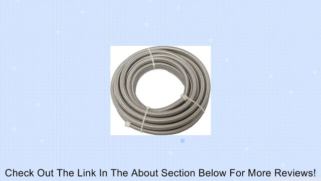 HardDrive Stainless Steel Braided Oil/Fuel Line - 5/16in. - Length 25ft. 70-094S Review