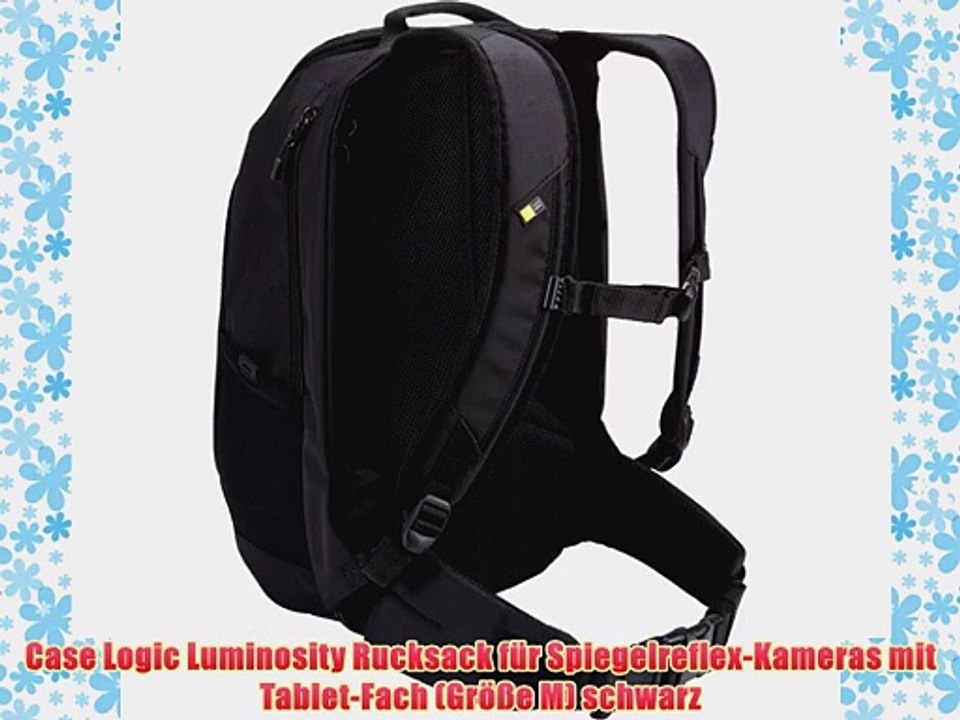 Case Logic Luminosity Rucksack f?r Spiegelreflex-Kameras mit Tablet-Fach (Gr??e M) schwarz
