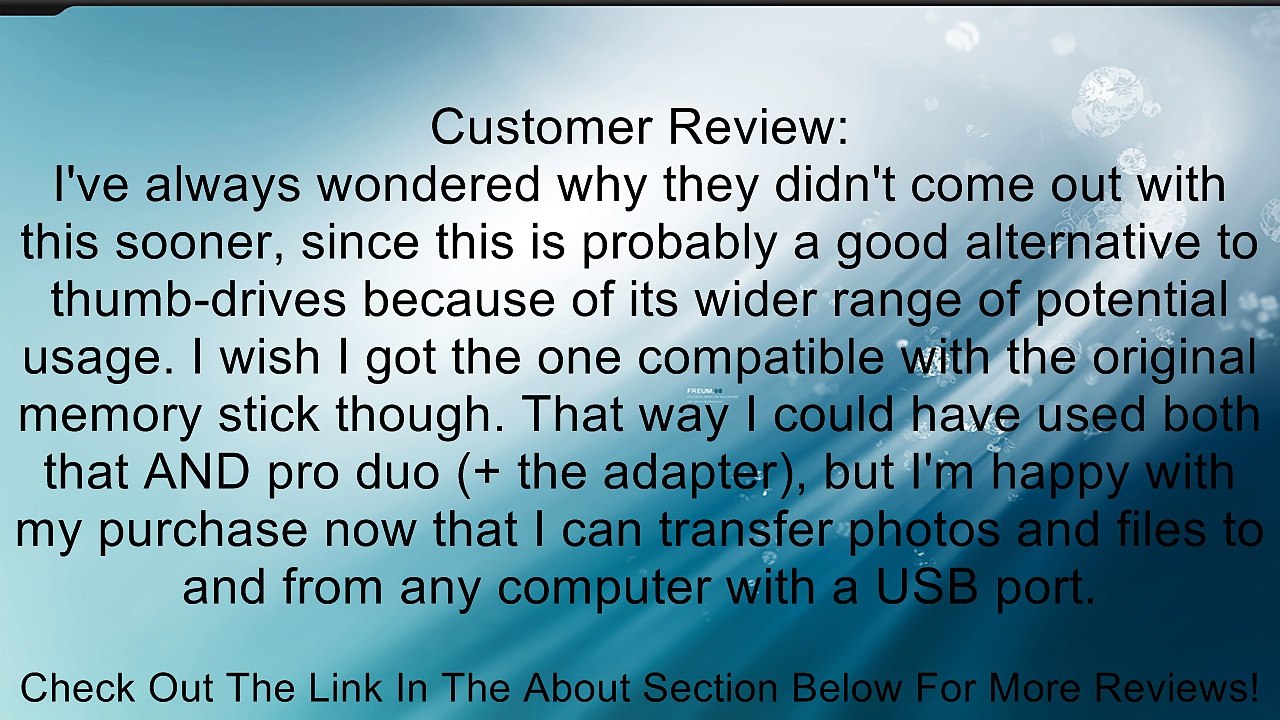 Sandisk MicroMate Reader-for Memory Stick Review