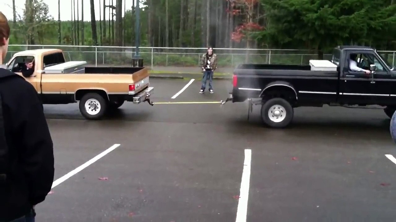 Ford vs. Chevy Truck Pull