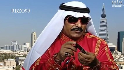 مذيع MBC لم يتمالك نفسه من الضحك أمام ضيفه الشايب شبيح الشراري