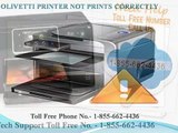 1-855-662-4436 Olivetti Printer Ask Always To Insert Paper And Paper Jamming