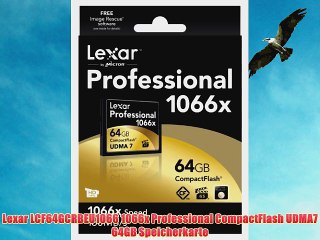 Lexar LCF64GCRBEU1066 1066x Professional CompactFlash UDMA7 64GB Speicherkarte
