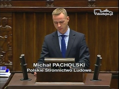 Poseł Michał Tomasz Pacholski - Wystąpienie z dnia 03 marca 2015 roku.