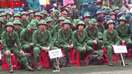 TP Vinh tổ chức giao nhận quân