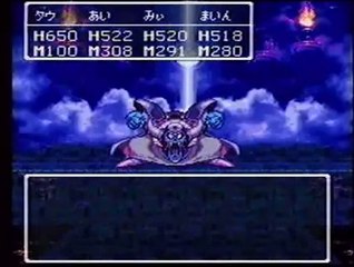 snes Doragon quest SFCドラゴンクエスト3-ゾーマを4ターンで撃破