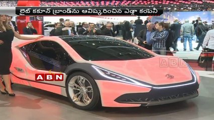 Attraction of Rinspeed Budii in Geneva motor show 2015 (07-03-2015)