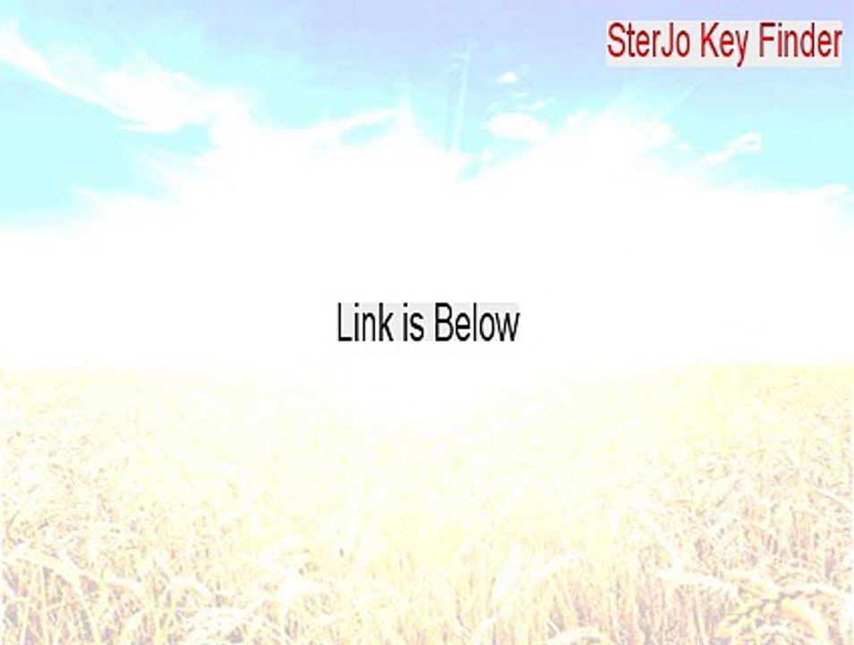 SterJo Key Finder Keygen (Download Now 2015)