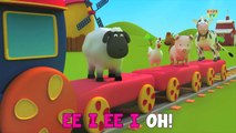 Bob, The Train - Learn Farm Song With Bob  Old MacDonald  Went To The Farm  Animal Sound Song (HD)