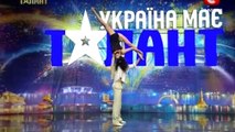 Duo Flame -  Ukraine Got Talent 5  (acrobatic duo) Je T'aime-Lara Fabian