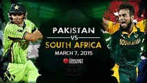 Pakistan Wins The Match Against South Africa Watch Onlines Video Highlights World Cup 2015 07/03/2015 (live streaming)