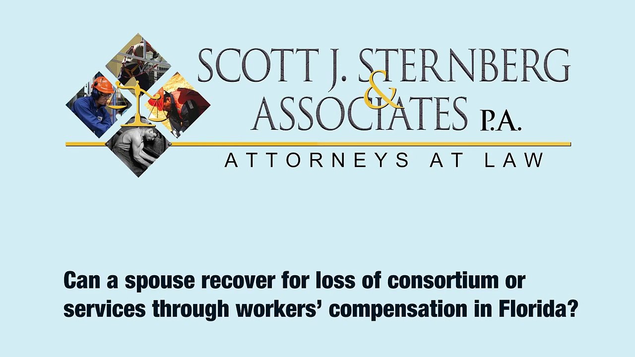 Can a Spouse Recover For Loss of Consortium or Services Through Workers Compensation in Florida