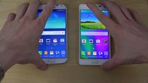 Samsung Galaxy S4 Android 5.0.1 Lollipop vs. Samsung Galaxy A5 Android 4.4.4 KitKat - Opening Apps