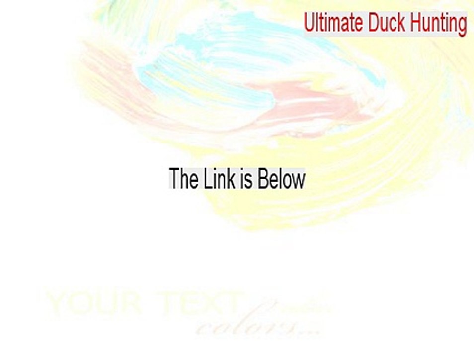 Ultimate Duck Hunting Keygen [ultimate duck hunting review 2015]