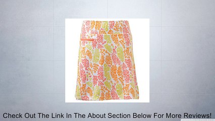 Spanner Golf Ladies Reversible Coral Print Skort Review