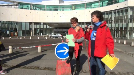 rassemblement à l'hôpital d'Avranches - samedi 7 mars 2015