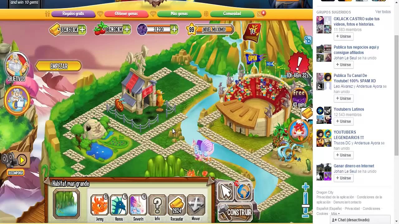 DRAGON CITY HACK DE CAMBIAR PODERES A DRAGONES PARA DRAGON CITY 2015