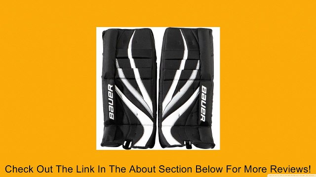 Bauer RX Street Senior Hockey Goalie Leg Pads - 2011 - Black - 27 Inch Review