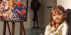 Eight-Year-Old Art Prodigy Exhibits Her Work
