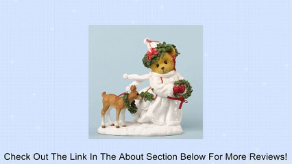 Enesco Cherished Teddies Collection Bear in White Outfit Figurine, 3.875-Inch Review