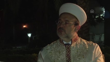 Diyanet İşleri Başkanı Görmez Aa'ya Konuştu
