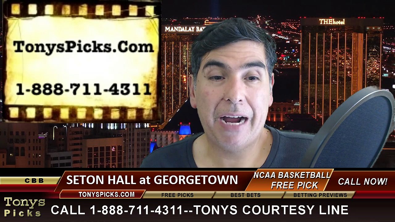 Georgetown Hoyas vs. Seton Hall Pirates Free Pick Prediction NCAA College Basketball Odds Preview 3-7-2015