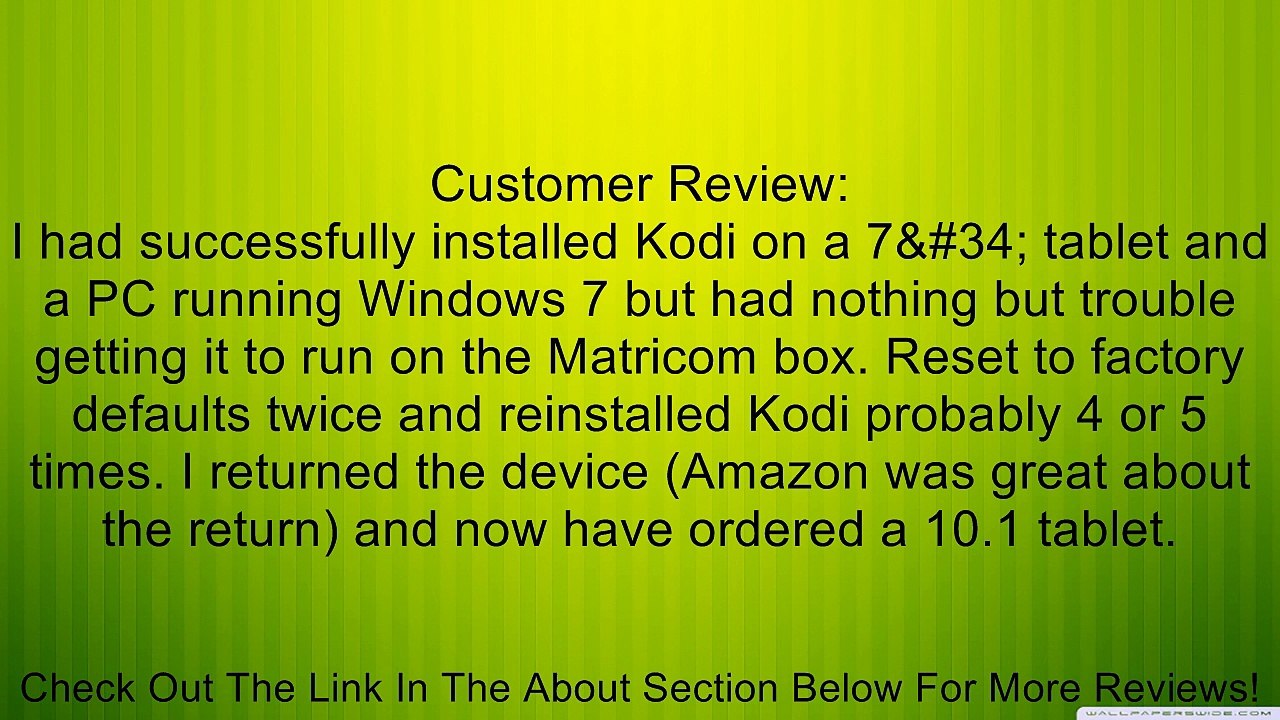 Matricom G-Box Q Quad/Octo Core XBMC/Kodi Android TV Box [2GB/16GB/4K] Review