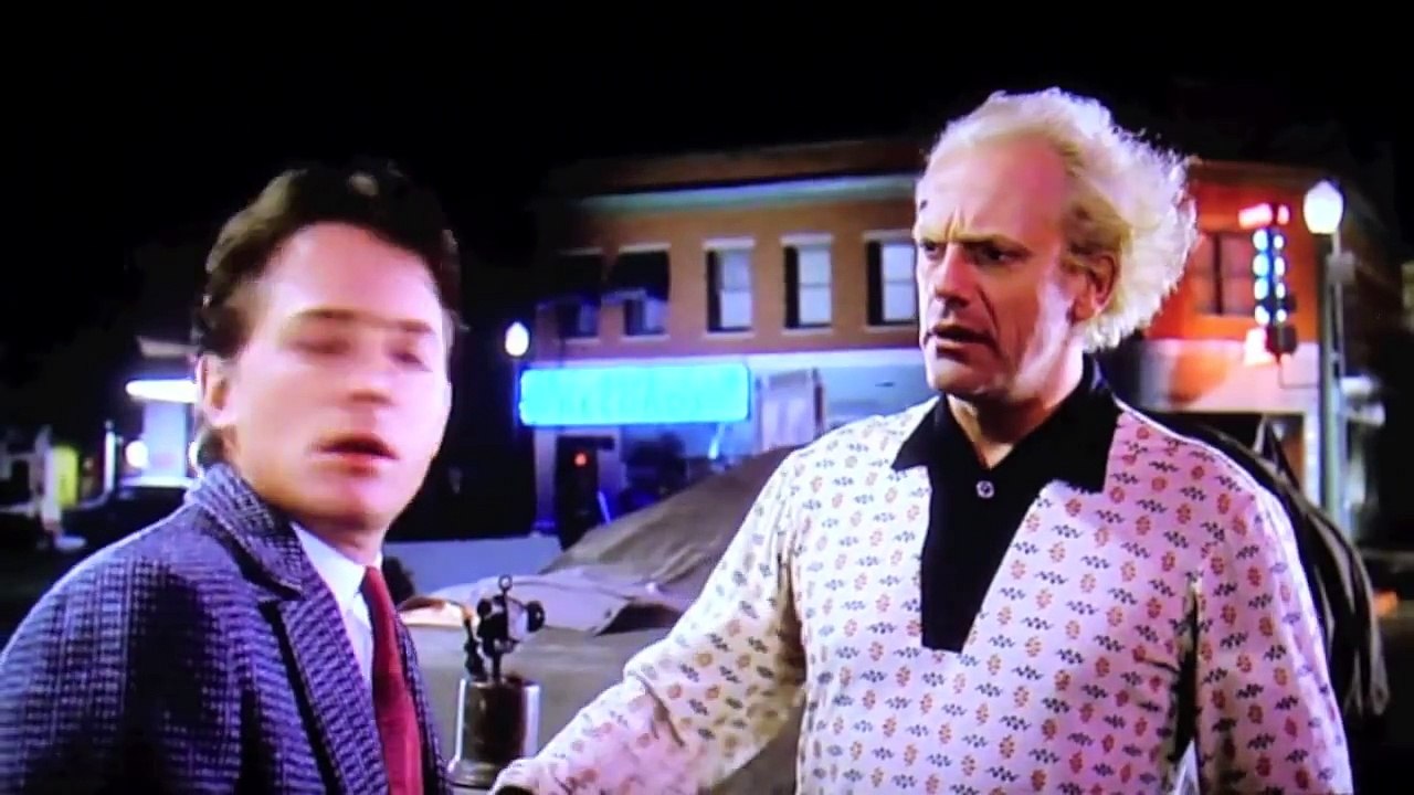 Une scène inédite de Retour vers le futur