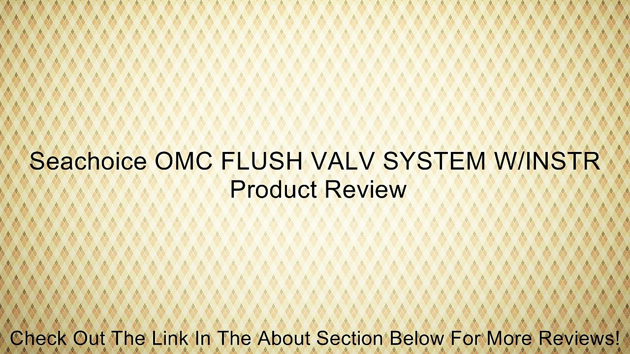Seachoice OMC FLUSH VALV SYSTEM W/INSTR Review