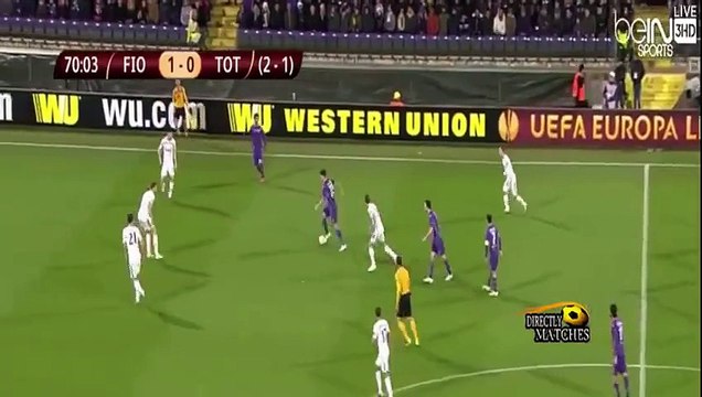 اهداف مباراة فيورنتينا وتوتنهام 2-0 [هدف محمد صلاح في توتنهام] HD