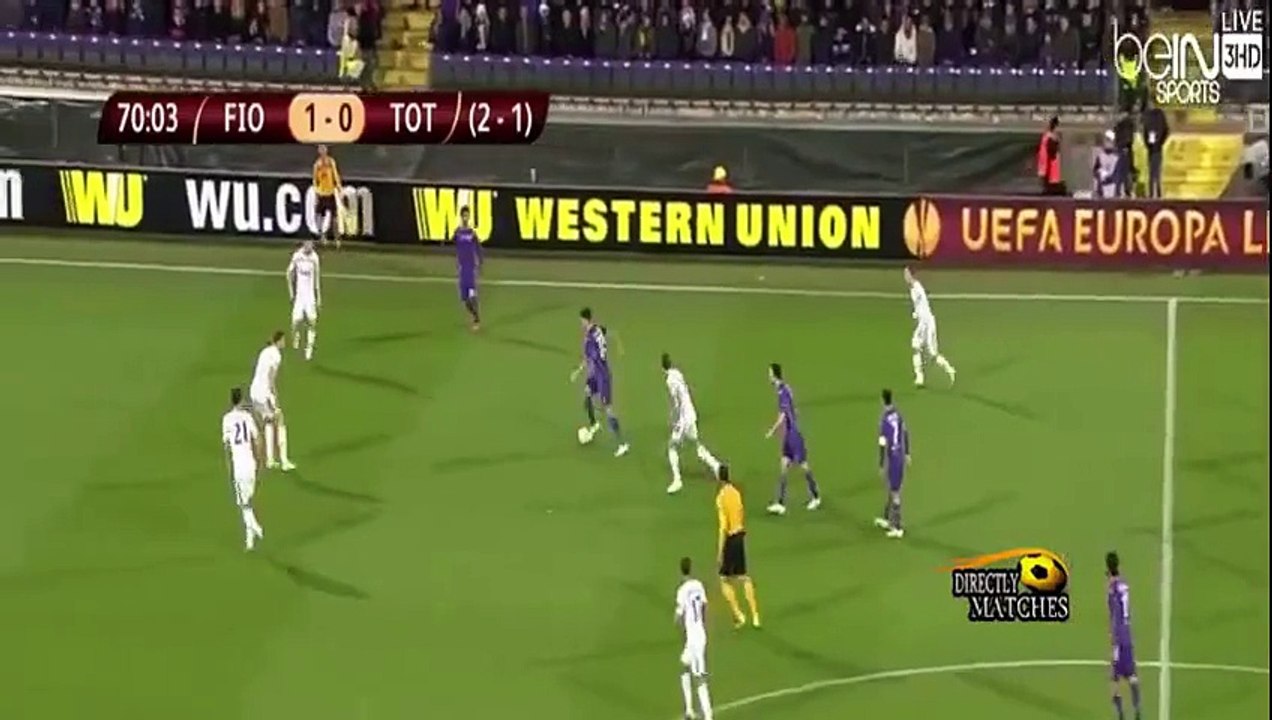 اهداف مباراة فيورنتينا وتوتنهام 2-0 [هدف محمد ص...