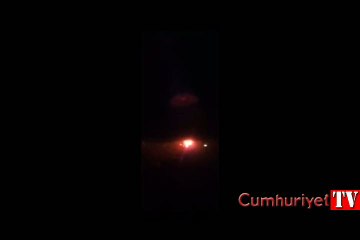 IŞİD'in tesisi havadan böyle vuruldu