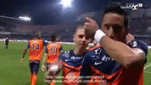 Barrios L Goal Montpellier 1 - 0 Lyon Ligue 1 8-3-2015