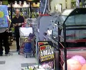 Buying lager whilst in the middle of an Egg and Spoon Race