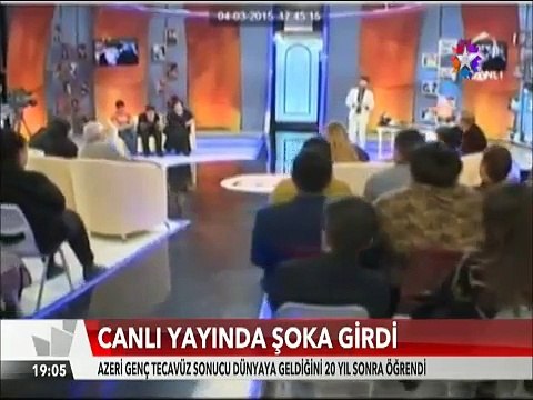Azeri genç tecavüz sonrası dünyaya geldiğini öğrenince stüdyoda şoka girdi