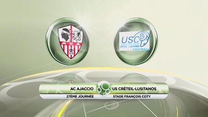 AC Ajaccio 0 - 1 USCL - J27 S14/15