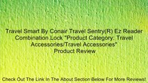 Travel Smart By Conair Travel Sentry(R) Ez Reader Combination Lock 