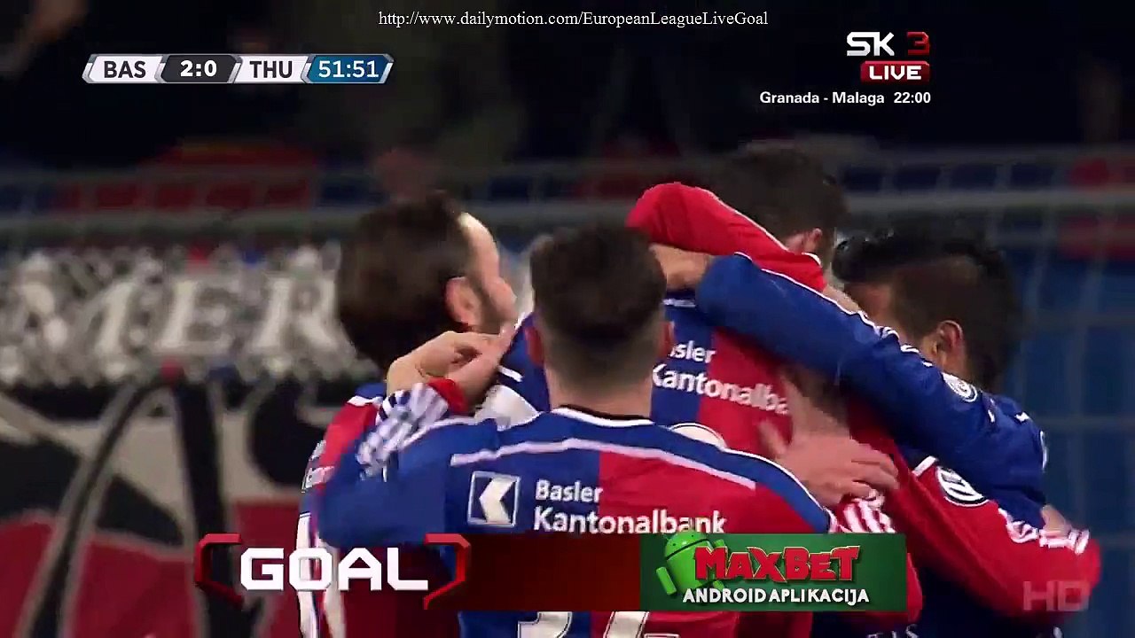 Marco Streller 2:0 | Basel - Thun 07.03.2015 HD