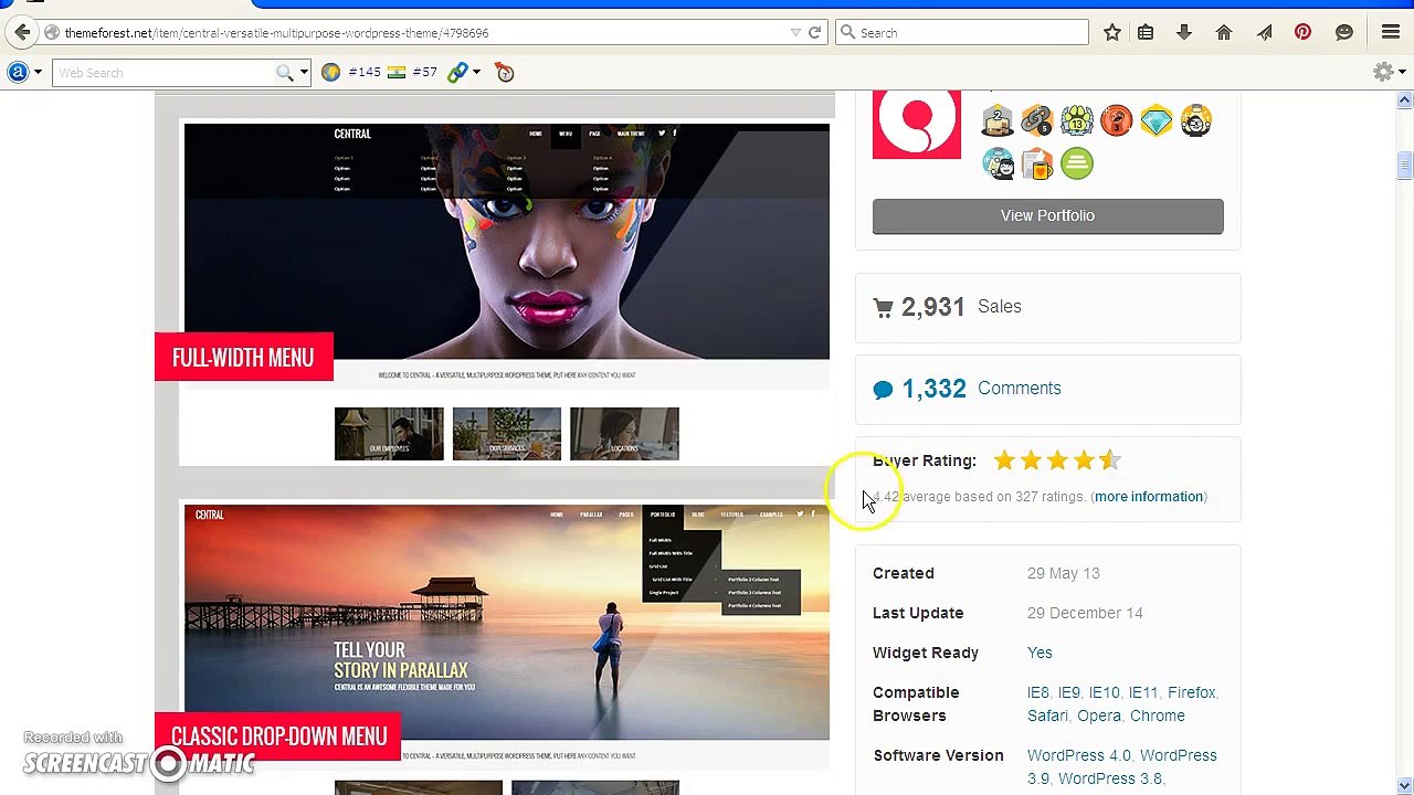 Central WordPress Theme - Central Theme Download
