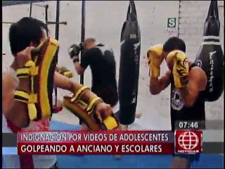 La Familia: Indignación por adolescentes golpeando a un escolar
